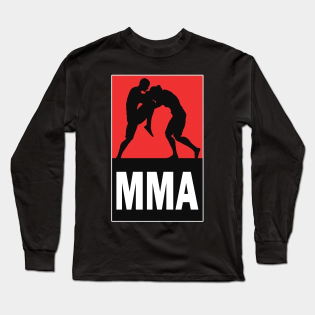 MMA Long Sleeve T-Shirt by dajabal